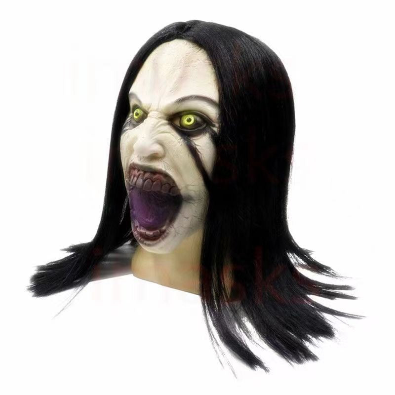 Glowing Horror LED Mask – Scary Halloween Light Up Face 