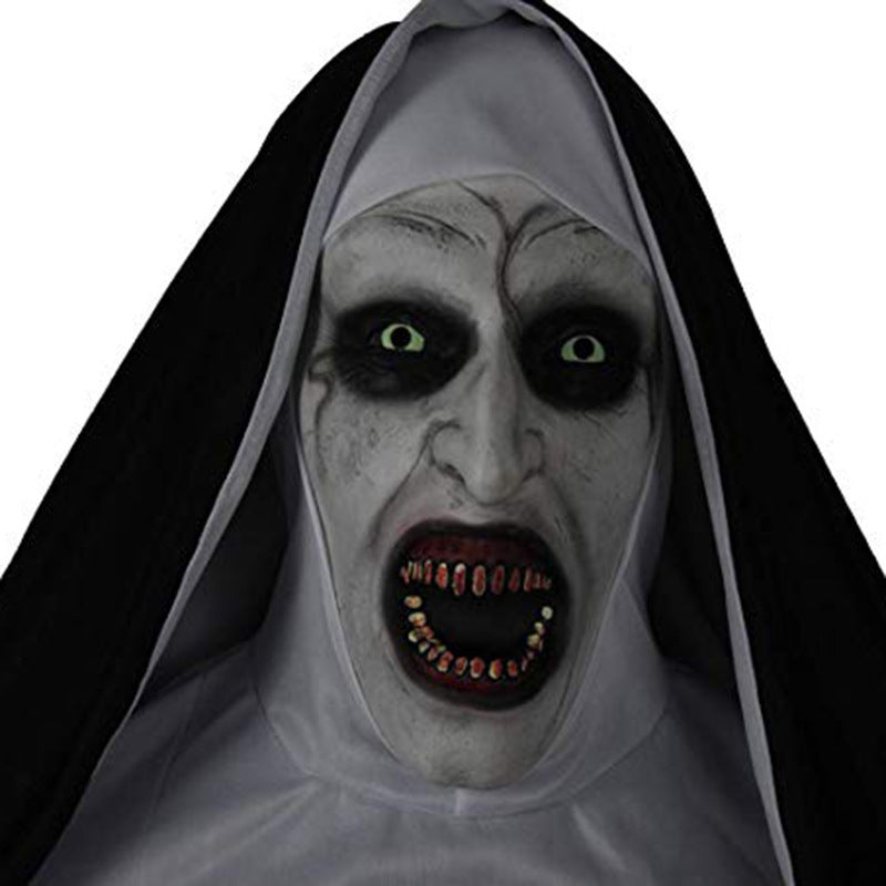 Glowing Horror LED Mask – Scary Halloween Light Up Face 