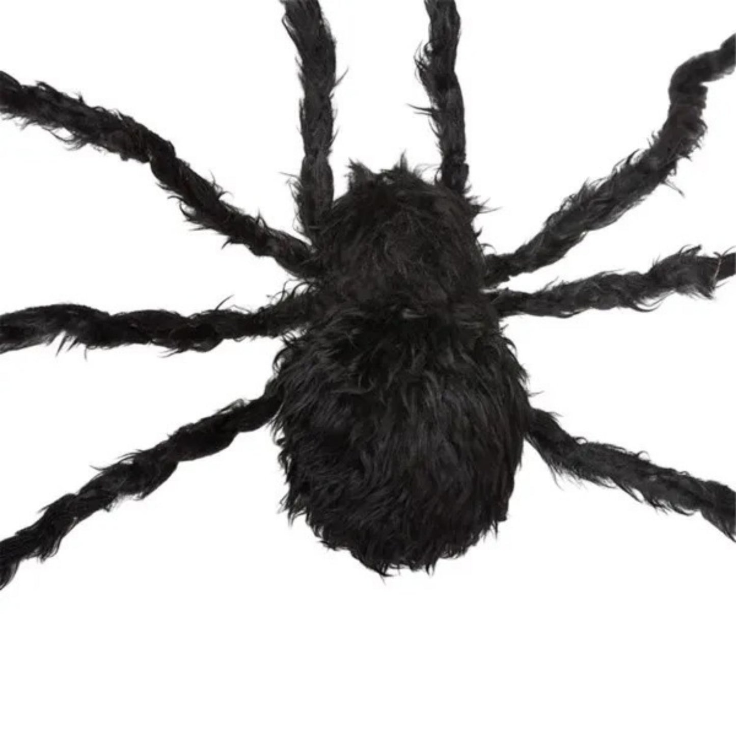 Giant Hairy Halloween Spider – Bendable Legs, Realistic Red Eyes
