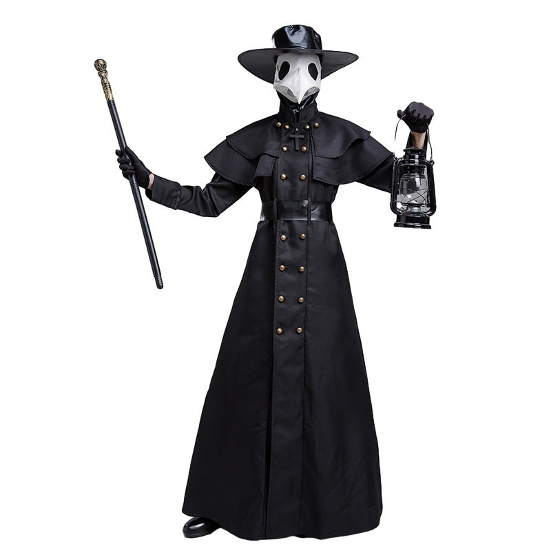 🎃 Product Title  Steampunk Plague Doctor Mask – Medieval Crow Beak Costume for Halloween | Hauntique™  🕯️ Subtitle  Vintage gothic mask with a long beak and steampunk goggles — perfect for horror fans, cosplay lovers, and unforgettable Halloween nights.