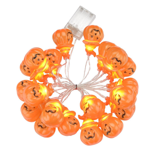 Halloween LED String Lights – Pumpkin, Ghost & Bat Decorations for Spooky Home Decor | Hauntique™
