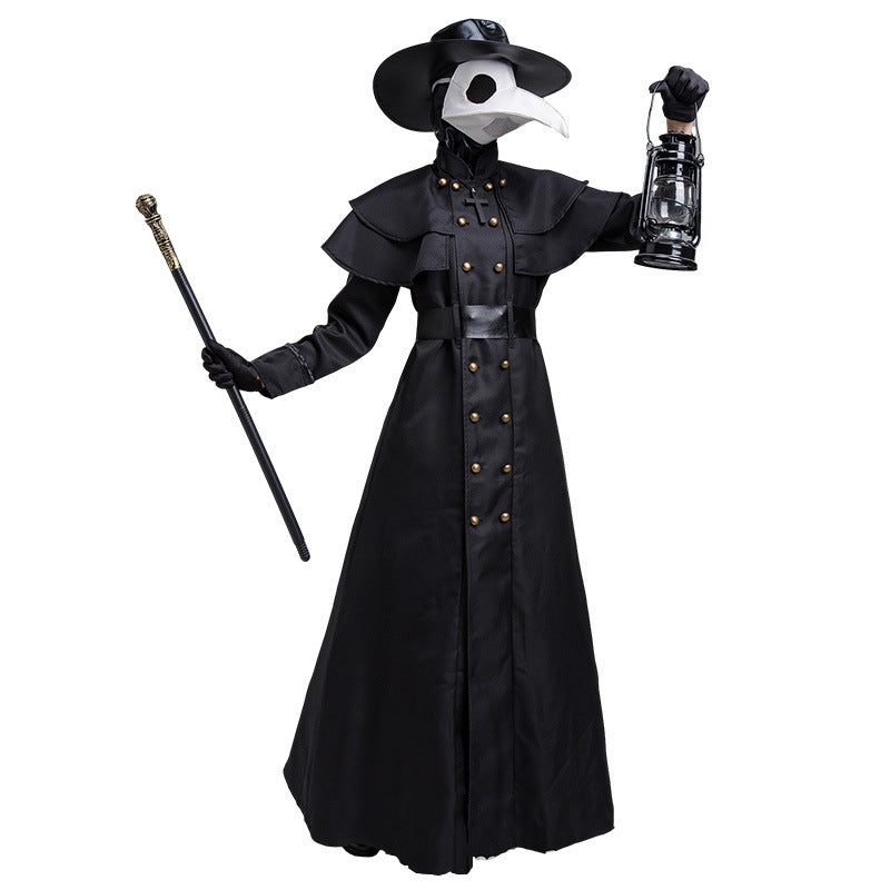 🎃 Product Title  Steampunk Plague Doctor Mask – Medieval Crow Beak Costume for Halloween | Hauntique™  🕯️ Subtitle  Vintage gothic mask with a long beak and steampunk goggles — perfect for horror fans, cosplay lovers, and unforgettable Halloween nights.