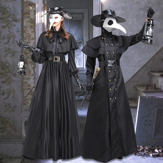 🎃 Product Title  Steampunk Plague Doctor Mask – Medieval Crow Beak Costume for Halloween | Hauntique™  🕯️ Subtitle  Vintage gothic mask with a long beak and steampunk goggles — perfect for horror fans, cosplay lovers, and unforgettable Halloween nights.