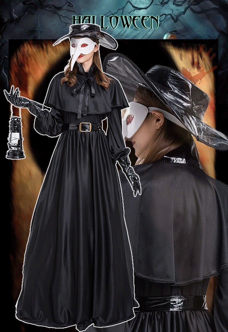 🎃 Product Title  Steampunk Plague Doctor Mask – Medieval Crow Beak Costume for Halloween | Hauntique™  🕯️ Subtitle  Vintage gothic mask with a long beak and steampunk goggles — perfect for horror fans, cosplay lovers, and unforgettable Halloween nights.