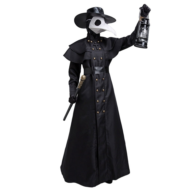 🎃 Product Title  Steampunk Plague Doctor Mask – Medieval Crow Beak Costume for Halloween | Hauntique™  🕯️ Subtitle  Vintage gothic mask with a long beak and steampunk goggles — perfect for horror fans, cosplay lovers, and unforgettable Halloween nights.