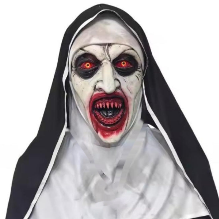 Glowing Horror LED Mask – Scary Halloween Light Up Face 
