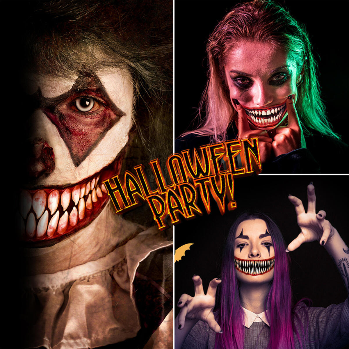 18 Sheets Halloween Temporary Tattoos – Scary Sticker Pack for Kids &amp; Adults 